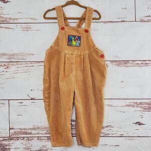 Vintage Overalls Woolworth Corduroy Animal 12-18mo